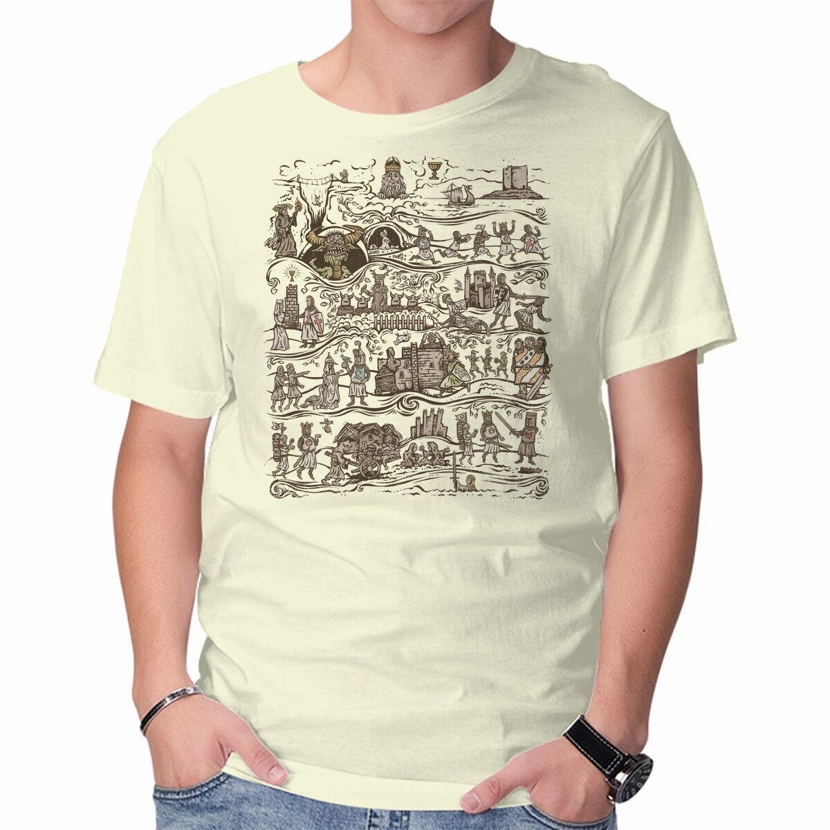 The Caerbannog Tapestry Urban Casual Look