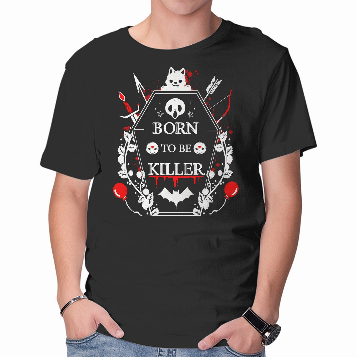 Born To Be Killer Comfortable Layer Round neck simplicity