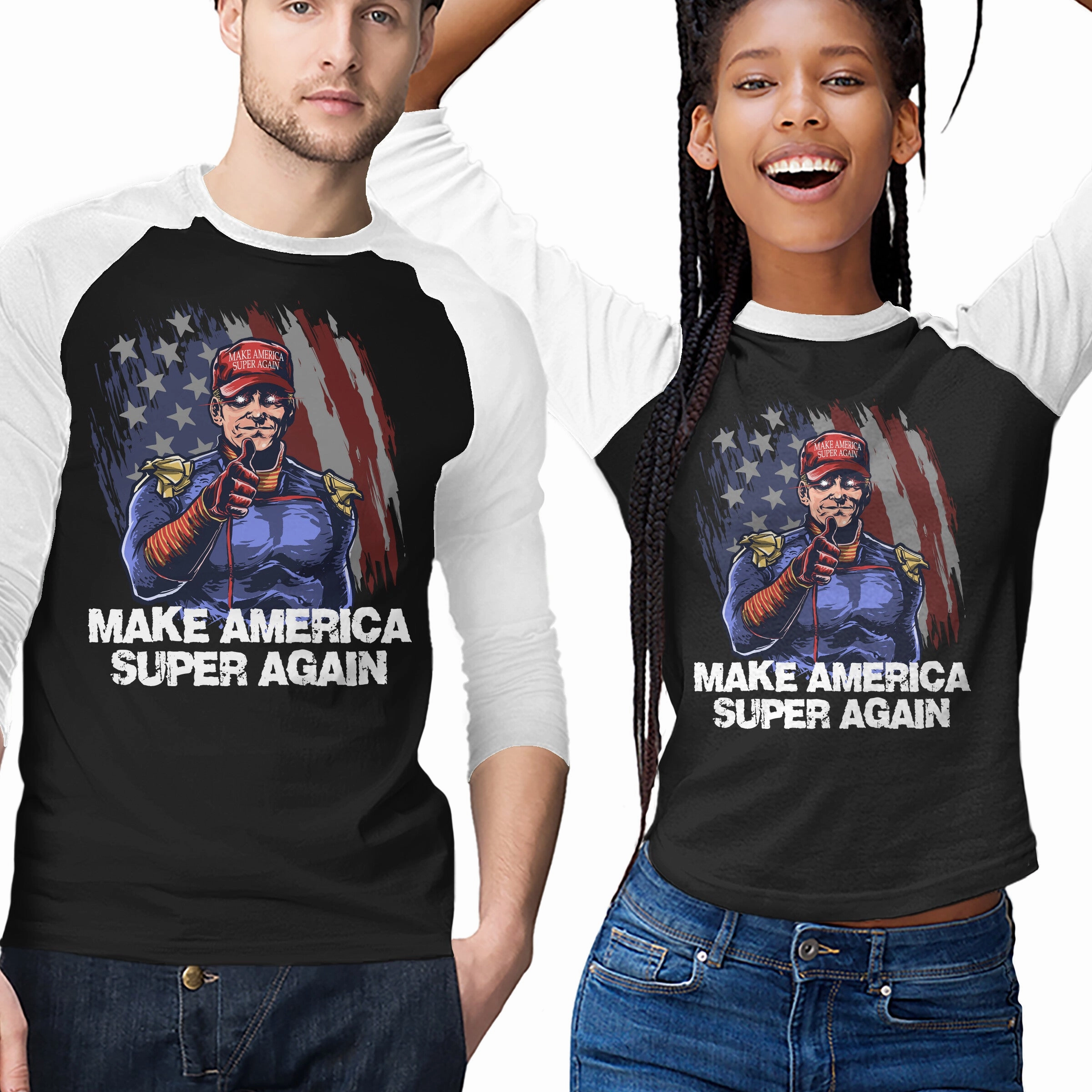 Make America Super Again Daily Casual Comfortable texture