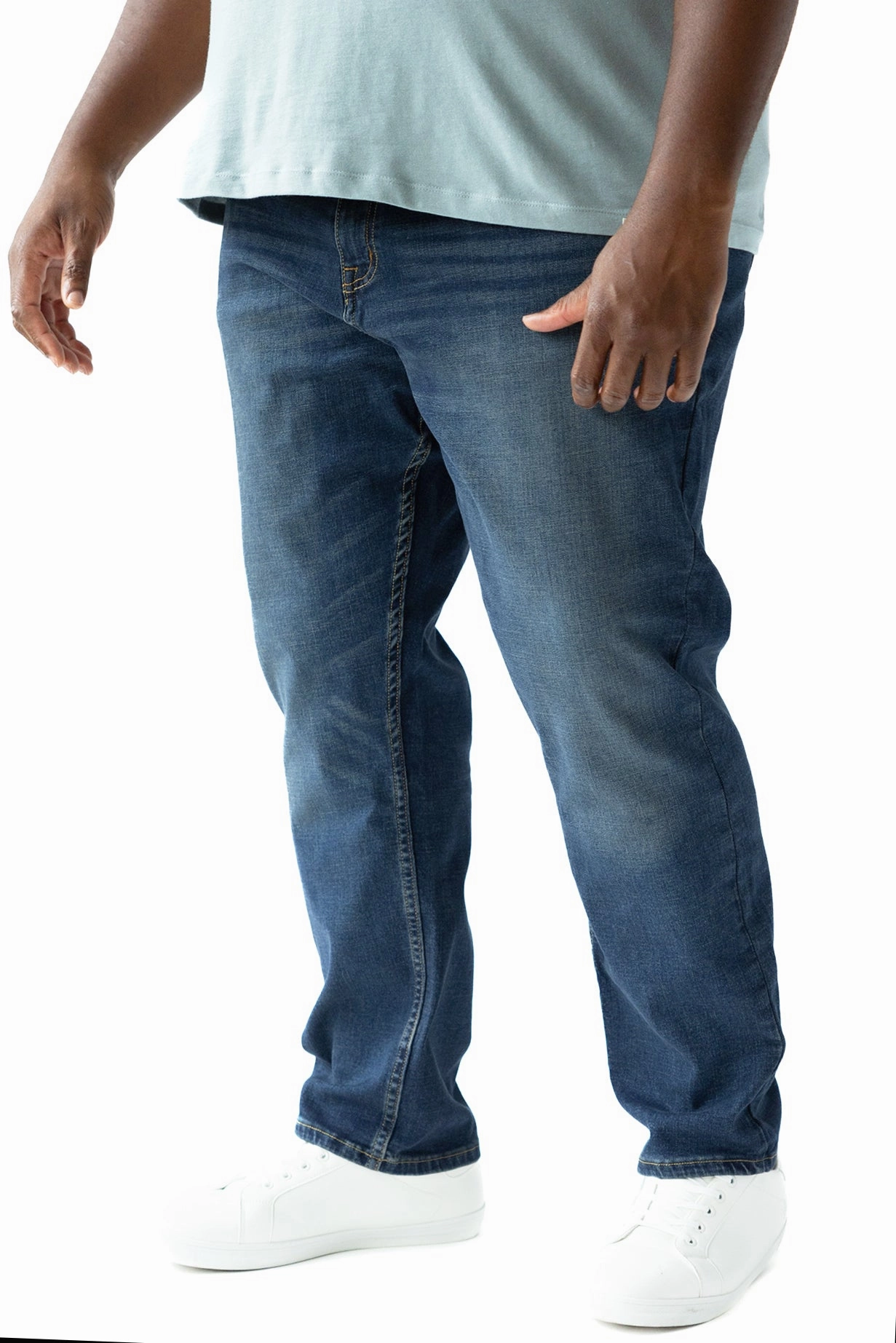 Athletic Jean - Burke (Big & Tall) WrinkleResistantMaterial Comfy Texture