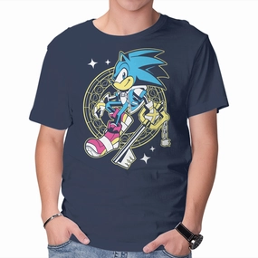 Stretchable Armholes Blue Heart