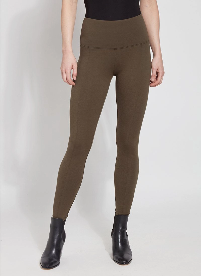 Organic Cotton Festival Air Online Exclusive | Lysse Signature Center Seam Ankle Length Leggings in Olive Green