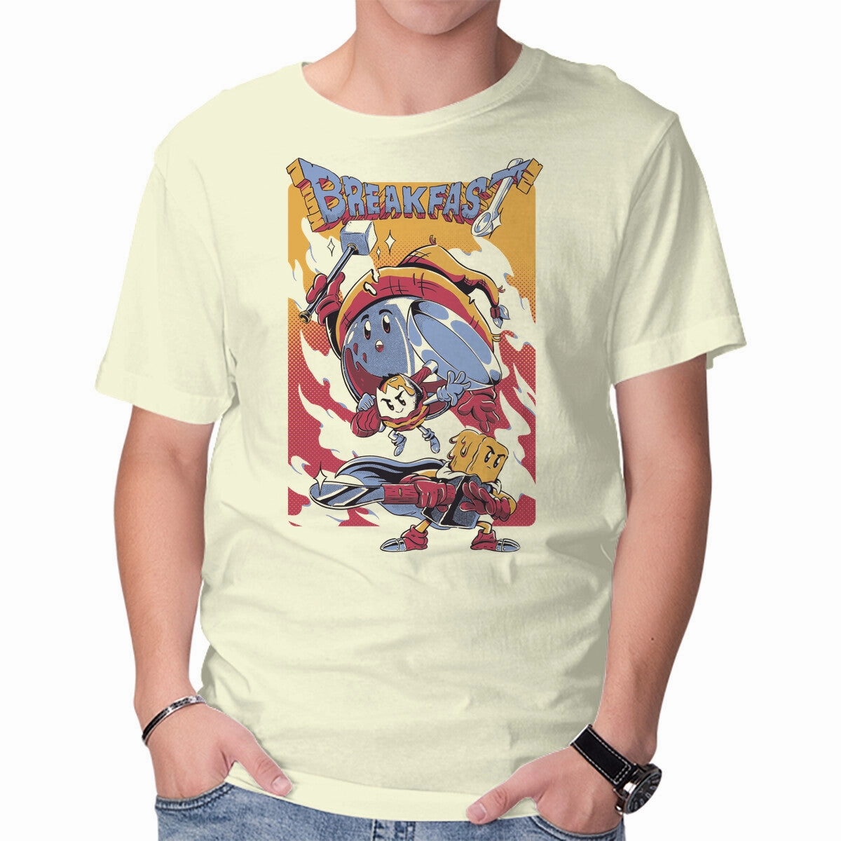 Breakfast Quest Comfy Apparel Breathable fabric