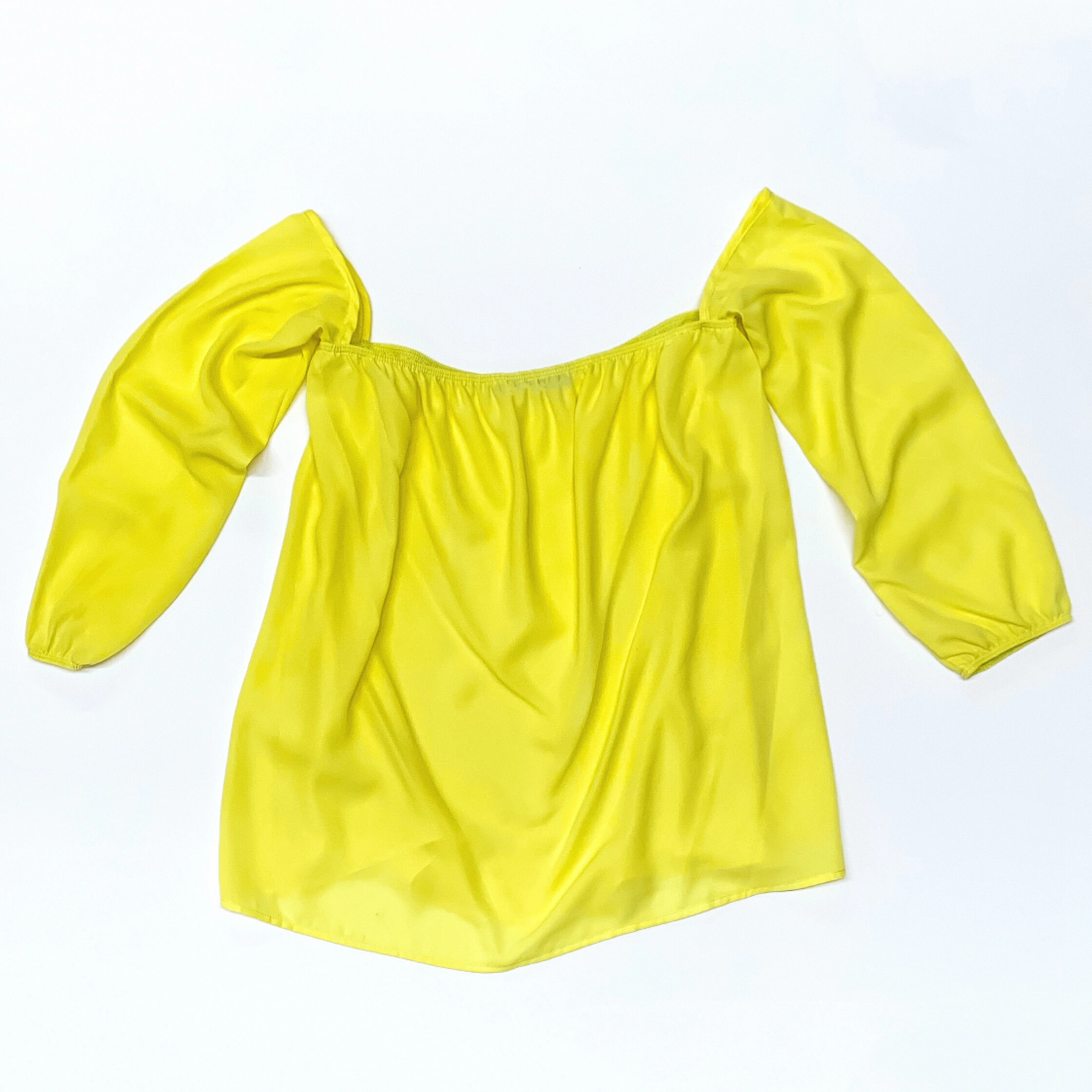 Versatile Dress QuickAccess Pockets Today Was A Fairytale Off Shoulder Top in Yellow