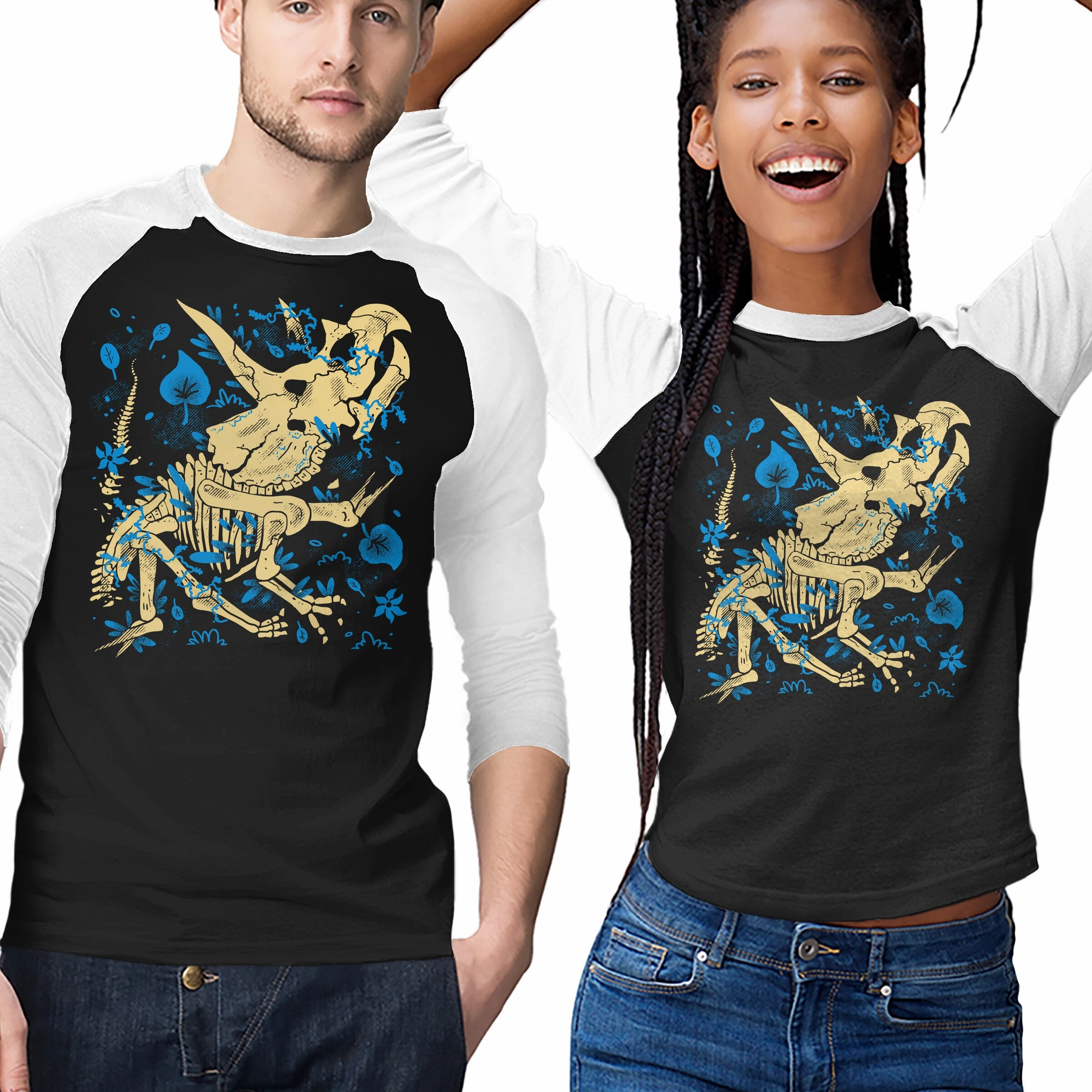 Simple Wear Buttery Soft Fabric Jurassic Triceratops