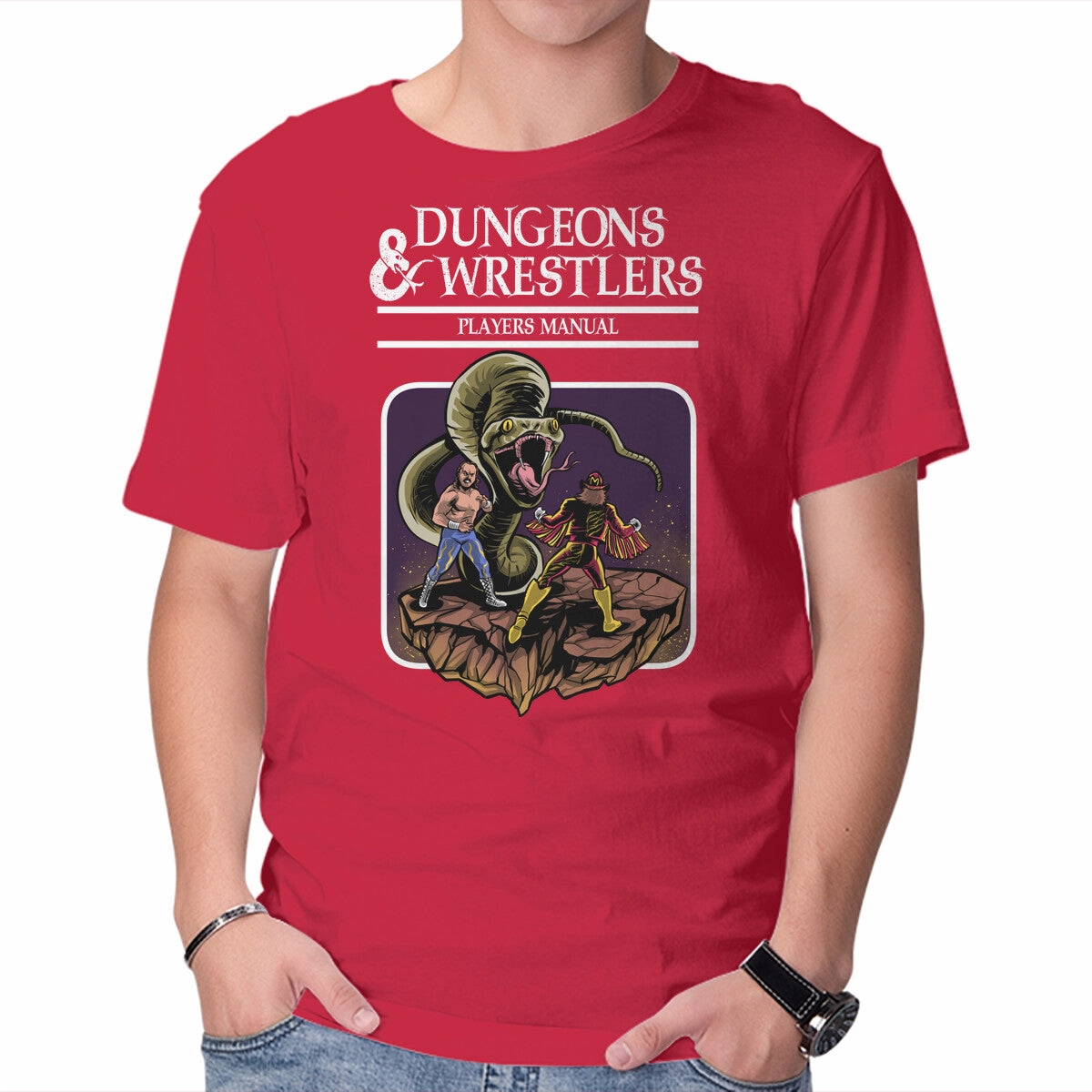 Dungeons And Wrestlers Trendy Design Casual Touch