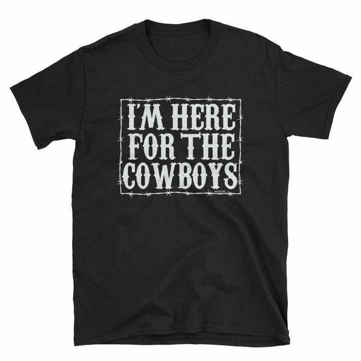 AirflowOptimized LayeredPanels Online Exclusive | I'm Here for the Cowboys Short Sleeve Graphic Tee in Black