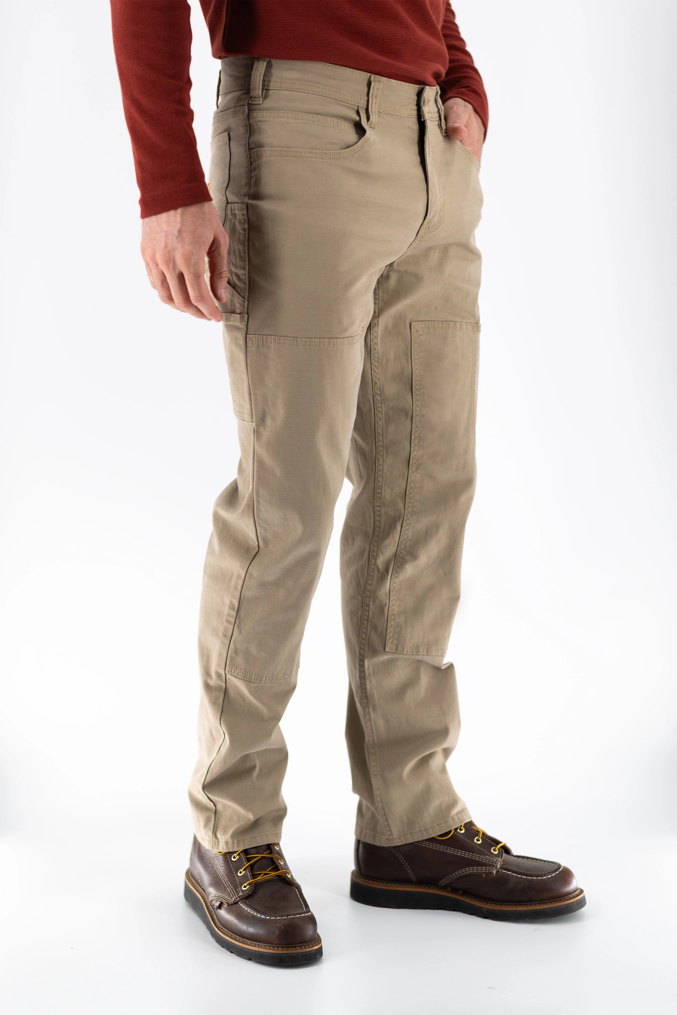 Body Sculpting Casual Must-Have Carpenter Pant - Rugged Tan
