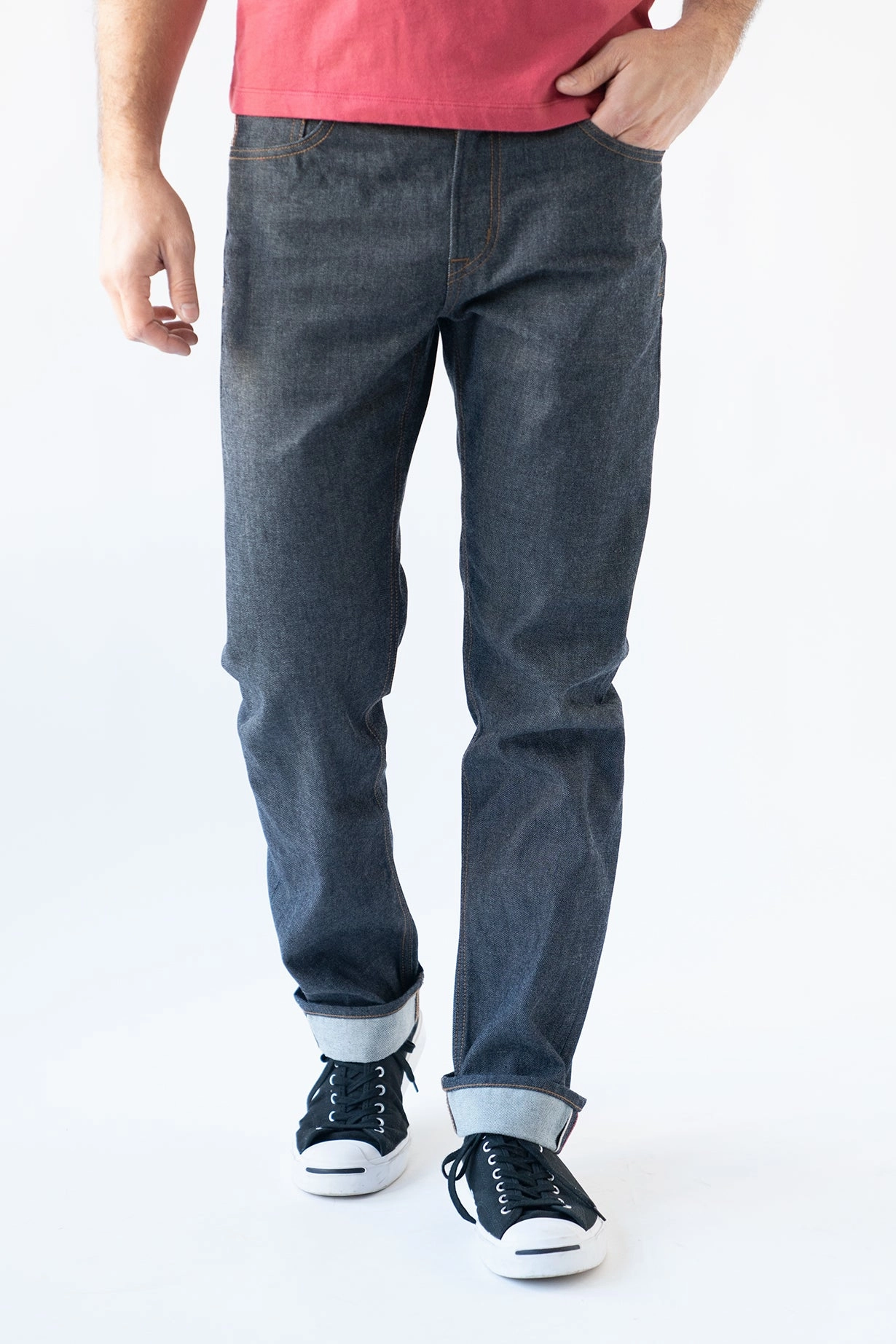 FlexibleKnees 75th Anniversary Slim Straight Selvedge  Jean - Diamond City