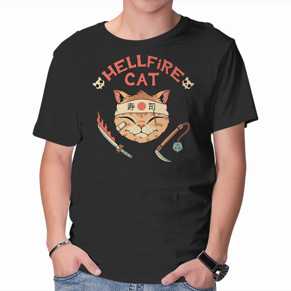 Hellfire Cat Meowster Fashionable Wear
