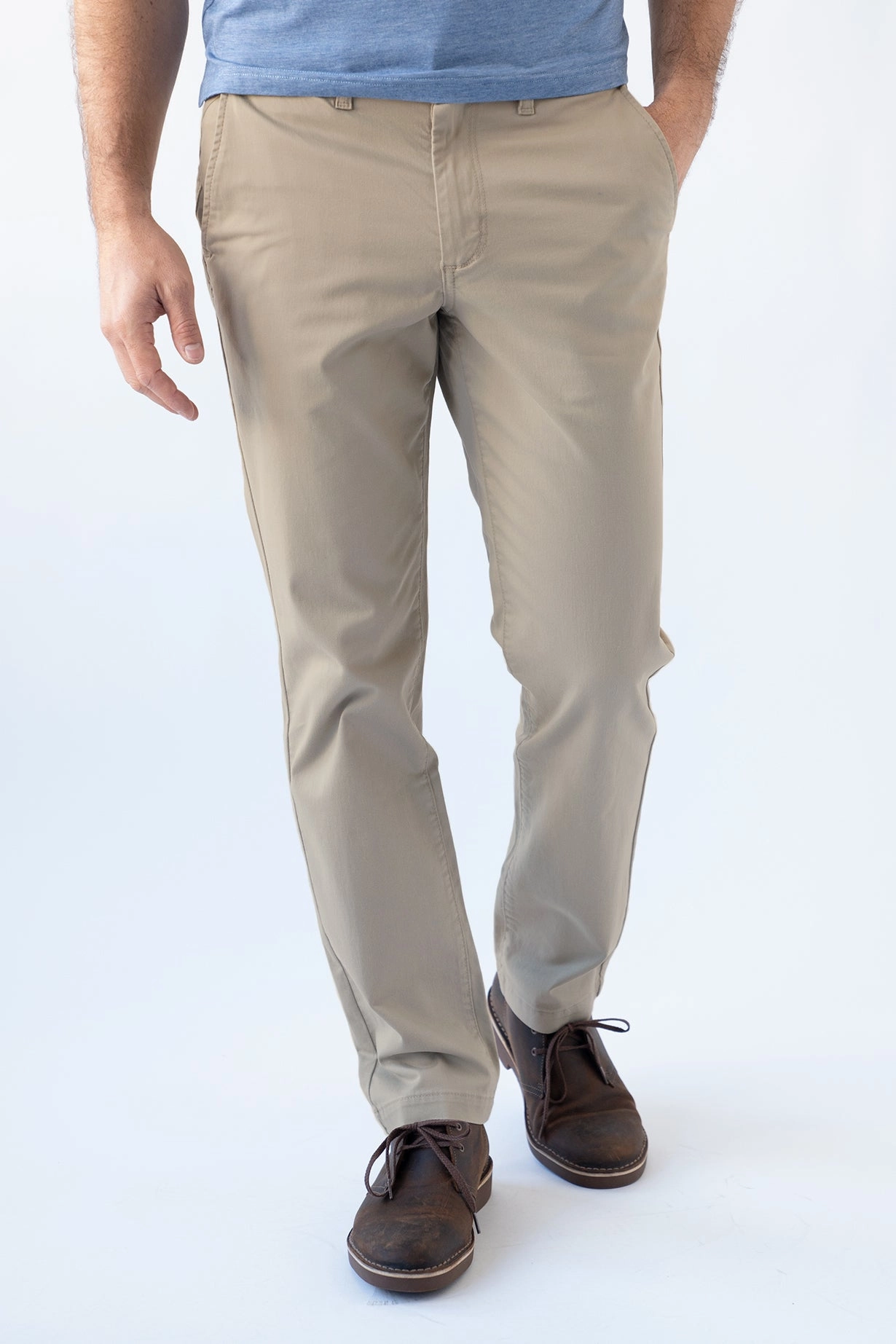 Chino Pant - Putty TaglessComfort Slim Look Fit