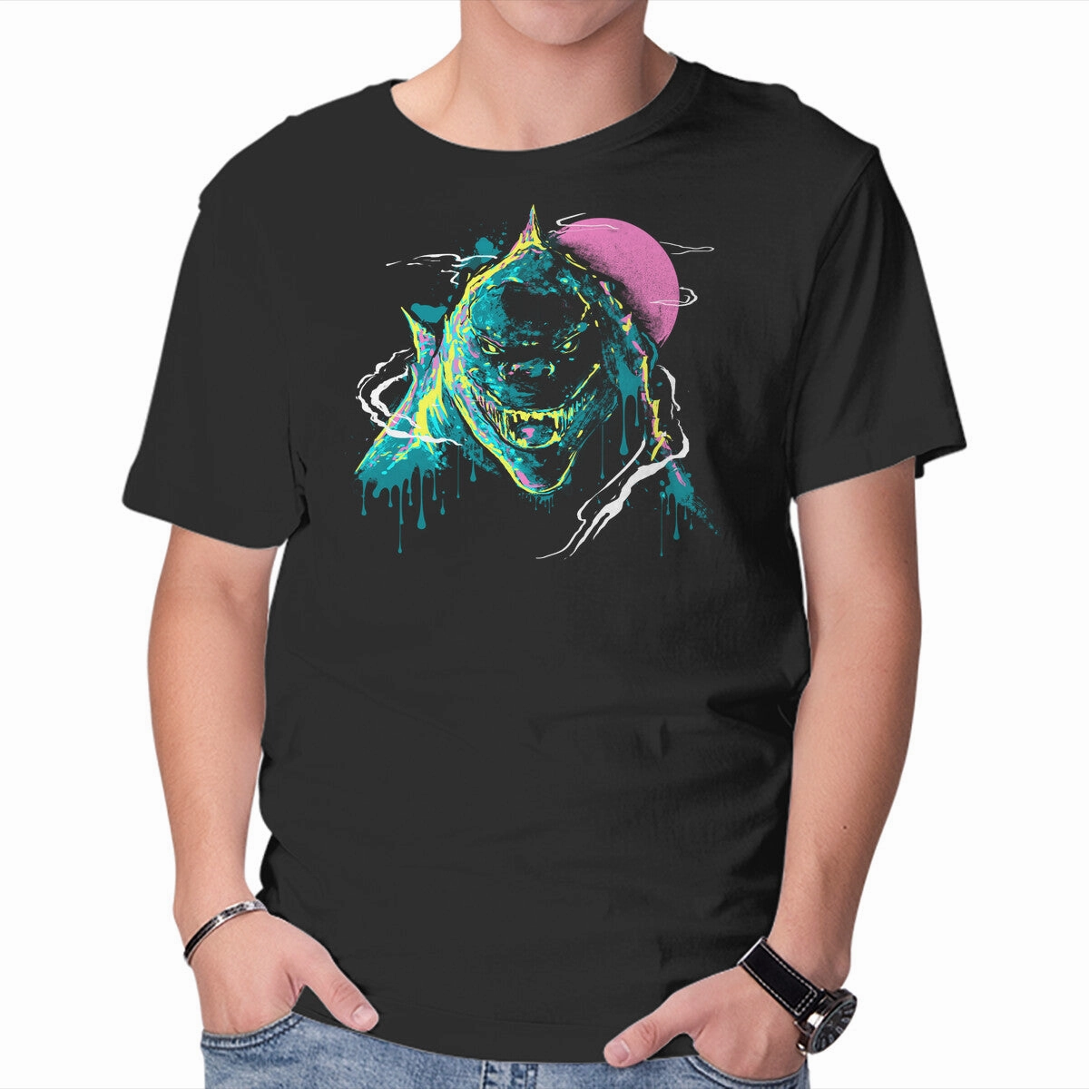 Cozy Layer Double Stitched Seams Colorful Kaiju