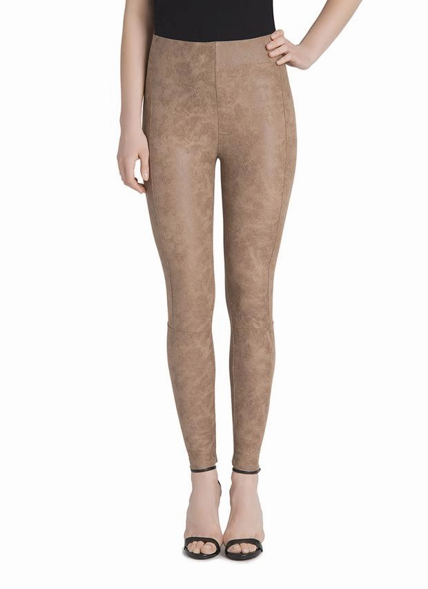 Fall Mood Last Chance Size 3XL | Lysse Premium Buffed Suede Leggings Saddle Tan