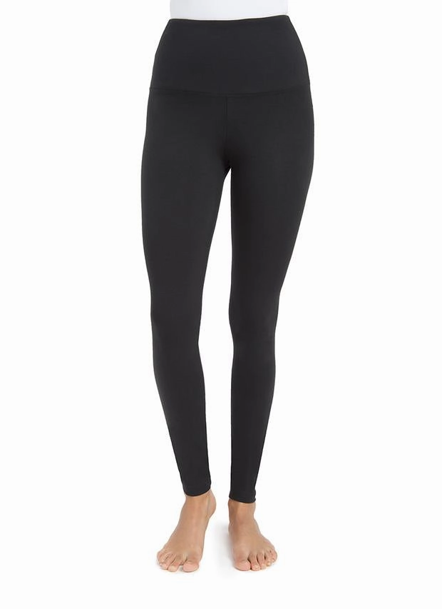 Formal Look Dense Fit Lysse Control Premium Full Length Leggings in Black