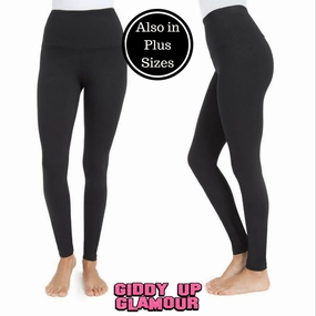 Lysse Control Premium Full Length Leggings in Black Screen Core