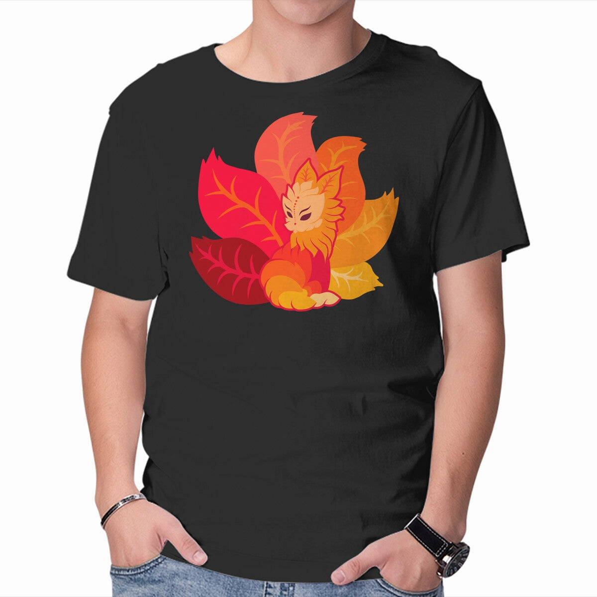 MoistureWicking Technology Leafy Kitsune