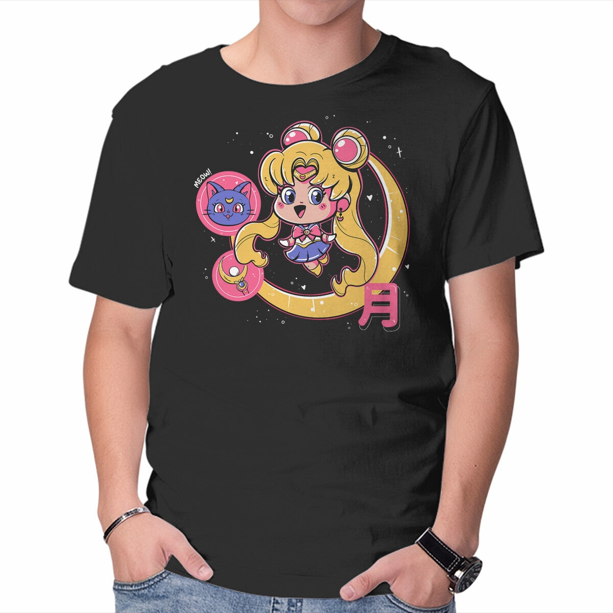 Cute Sailor Moon Perfect for Workouts Moisture Management