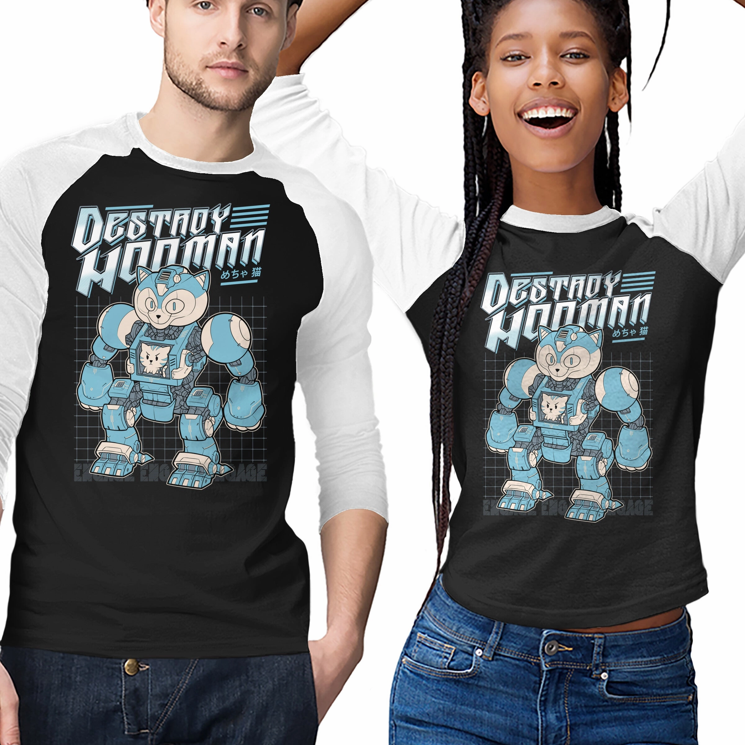 Solid color purity Eco Friendly Dyes Mecha Neko