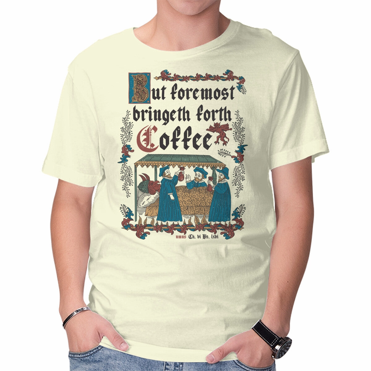 But First Coffee Medieval Style Perfect Layering Casual Touch