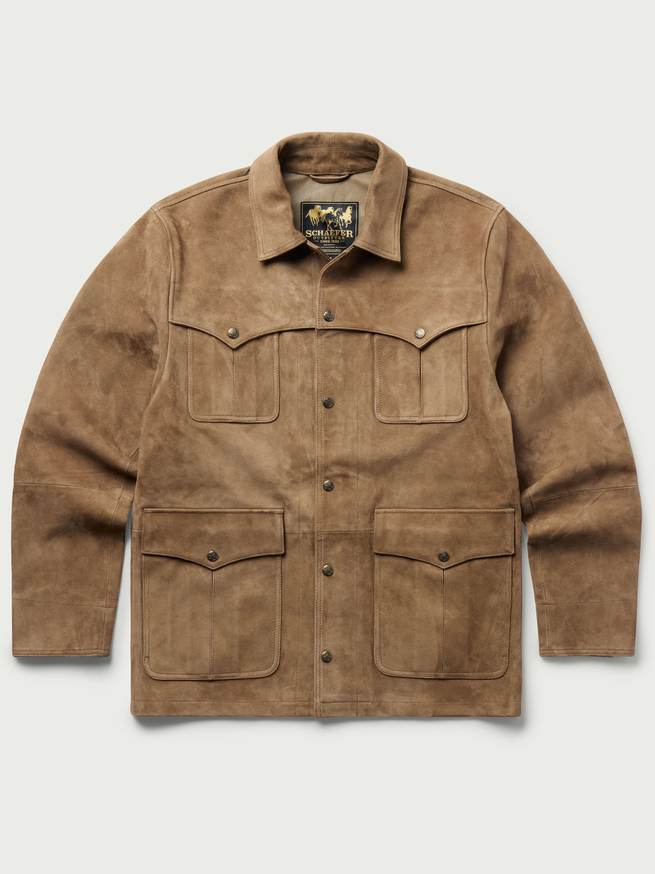 Expedition Suede Shirt Jacket Adjustable Detachable Hood 360?? Visibility