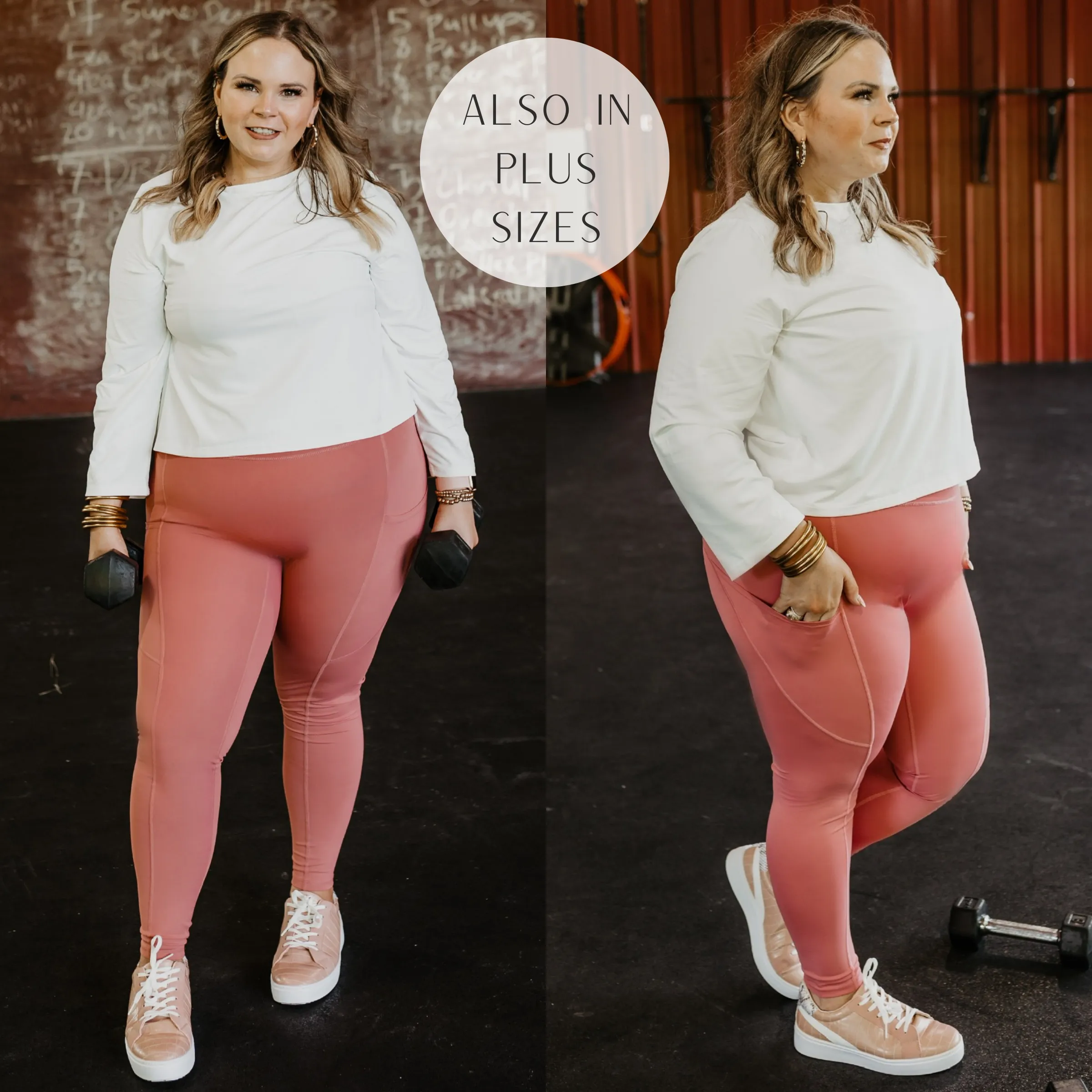 RecycledBlend Subtle Texture Weave Get Moving Long Sleeve Cropped Top in Off White