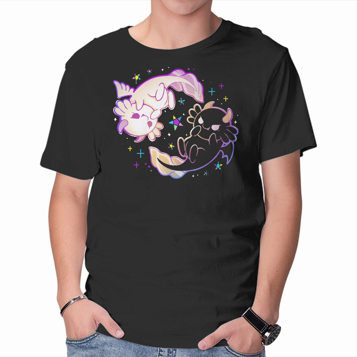 Light and Soft Halloween Axolotl