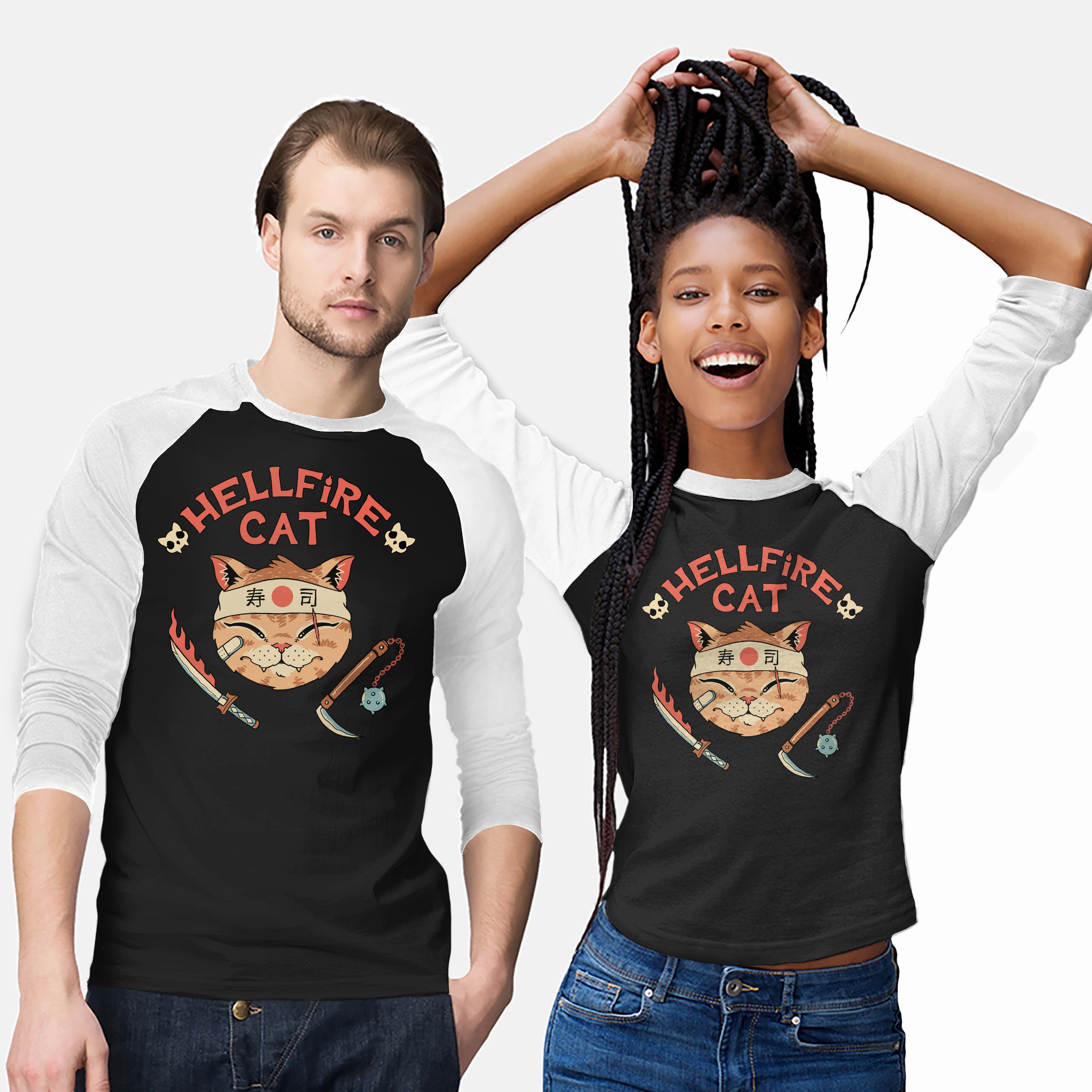 Hellfire Cat Meowster Premium Cotton Blend