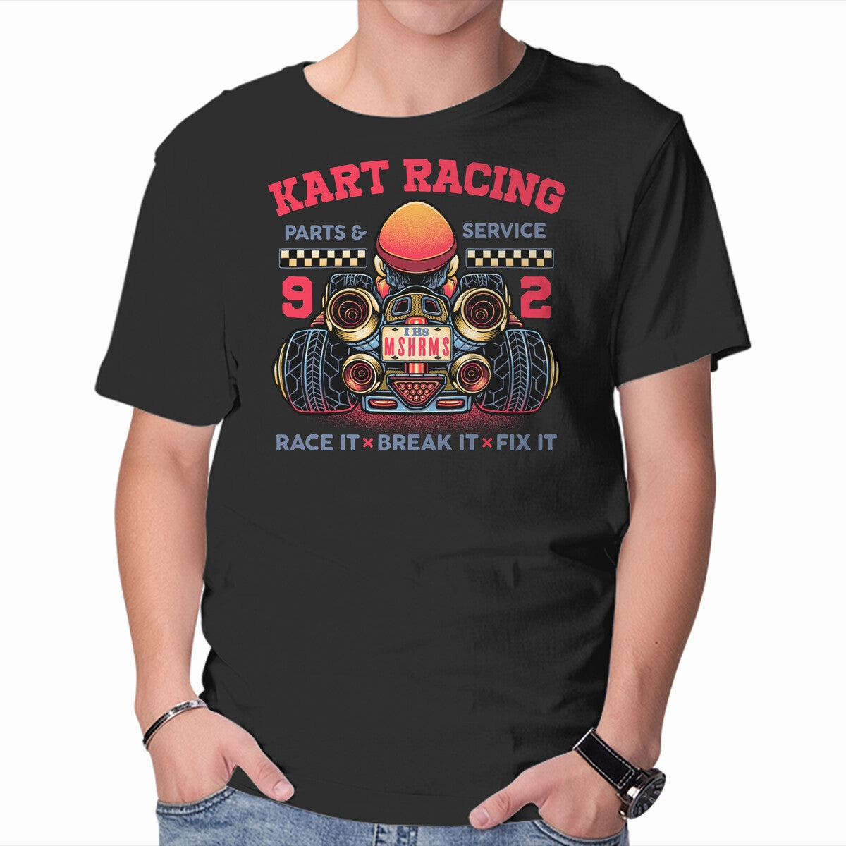 Kart Racing Cozy and Light Distressed Hem Finish