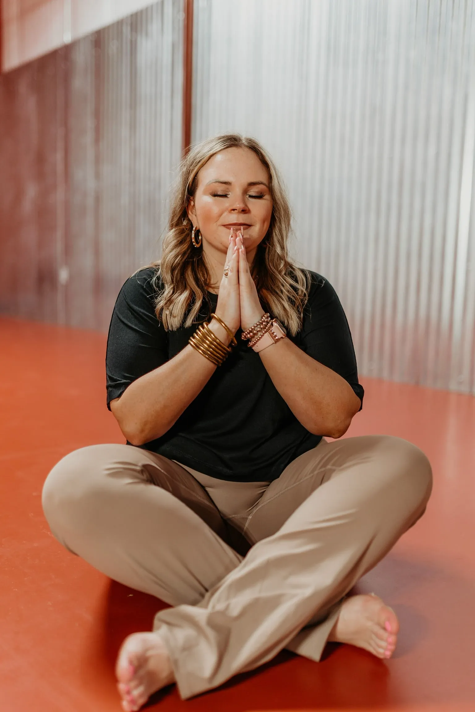 Non Restrictive Cut Multi Panel Design Last Chance Size 2XL & 3XL | Work Hard Play Hard Short Sleeve Crop Pocket Tee in Black