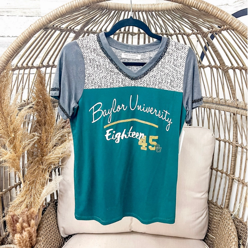 Last Chance Size Small | Baylor University 1845 Tee Cold Weather Stylish Shoes