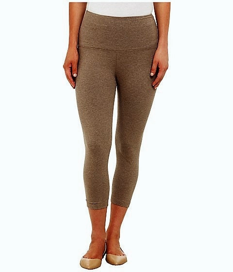 Last Chance Size Small | Lysse Premium Control Capri Length Leggings WICKER MEALANGE Comfortable Sleep Easy Fit