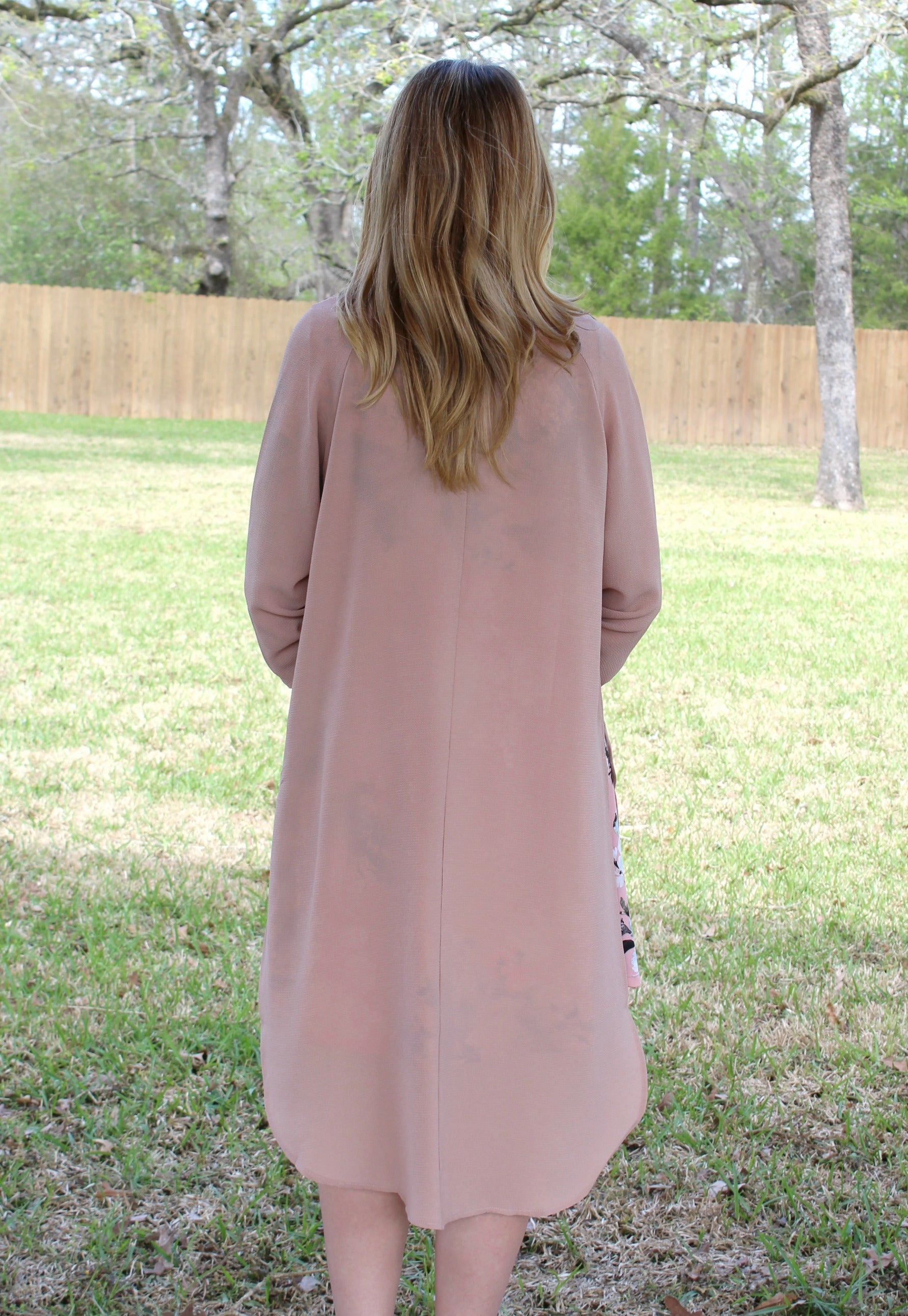 Mountain Cool Last Chance Size Small | Simpler Times Midi Duster Kimono in Khaki