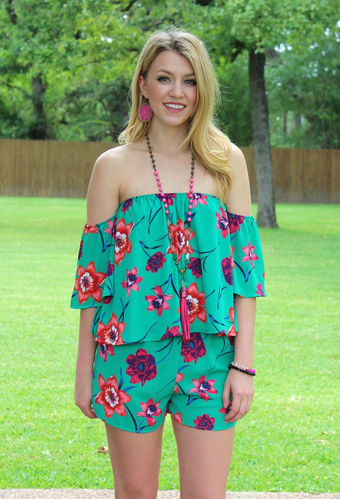 Classic Mode Legend Glow Last Chance Size Small | Tropical Dreams Floral Shorts | ONLY 1 LEFT!