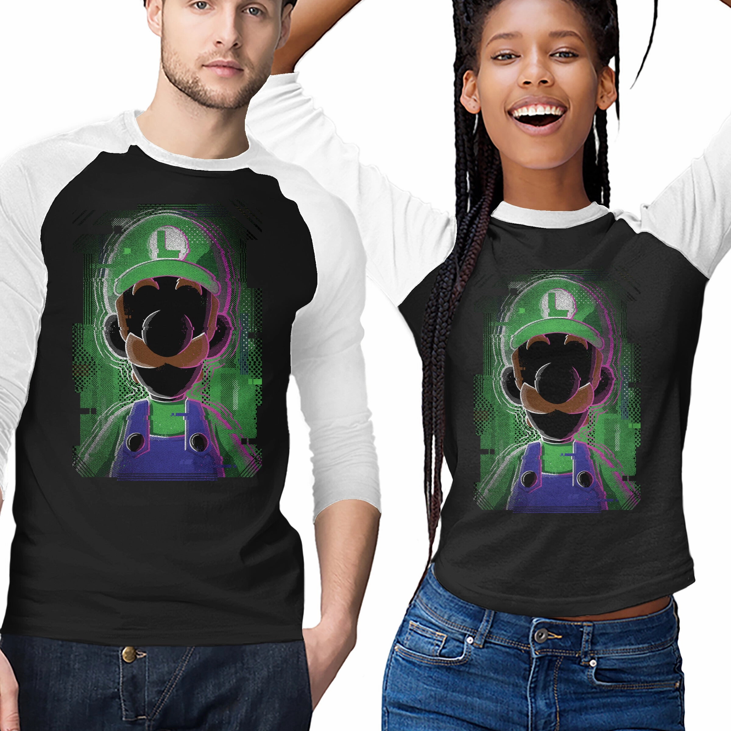 Trendy Vibe Playful Prints Luigi Glitch