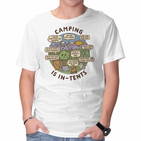 Rayon blend Camping Is In-Tents