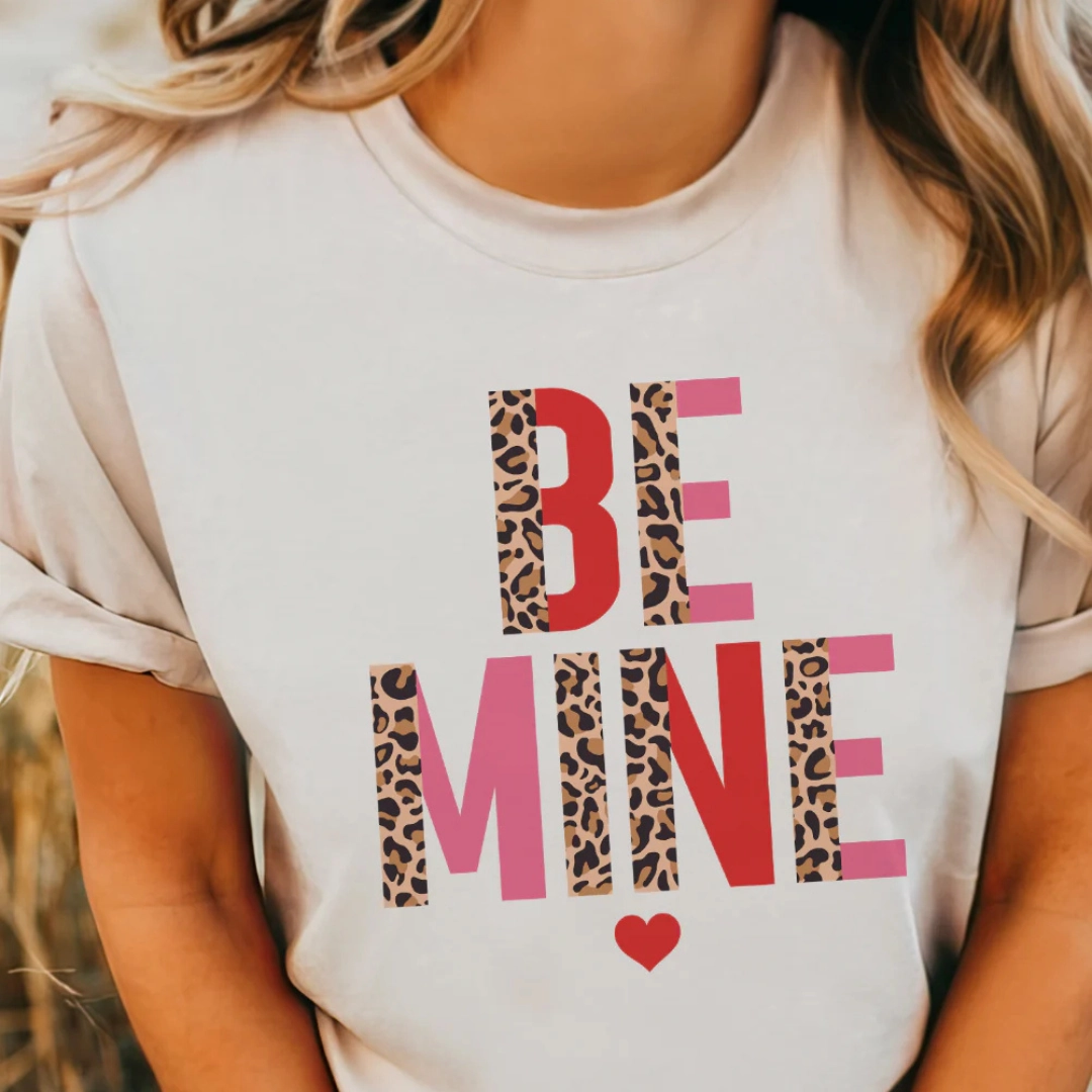 Cozy Stretch Online Exclusive | Be Mine Cheetah and Color Block Graphic Tee in Cream