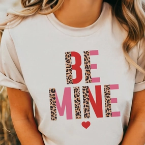 Cozy Stretch Online Exclusive | Be Mine Cheetah and Color Block Graphic Tee in Cream
