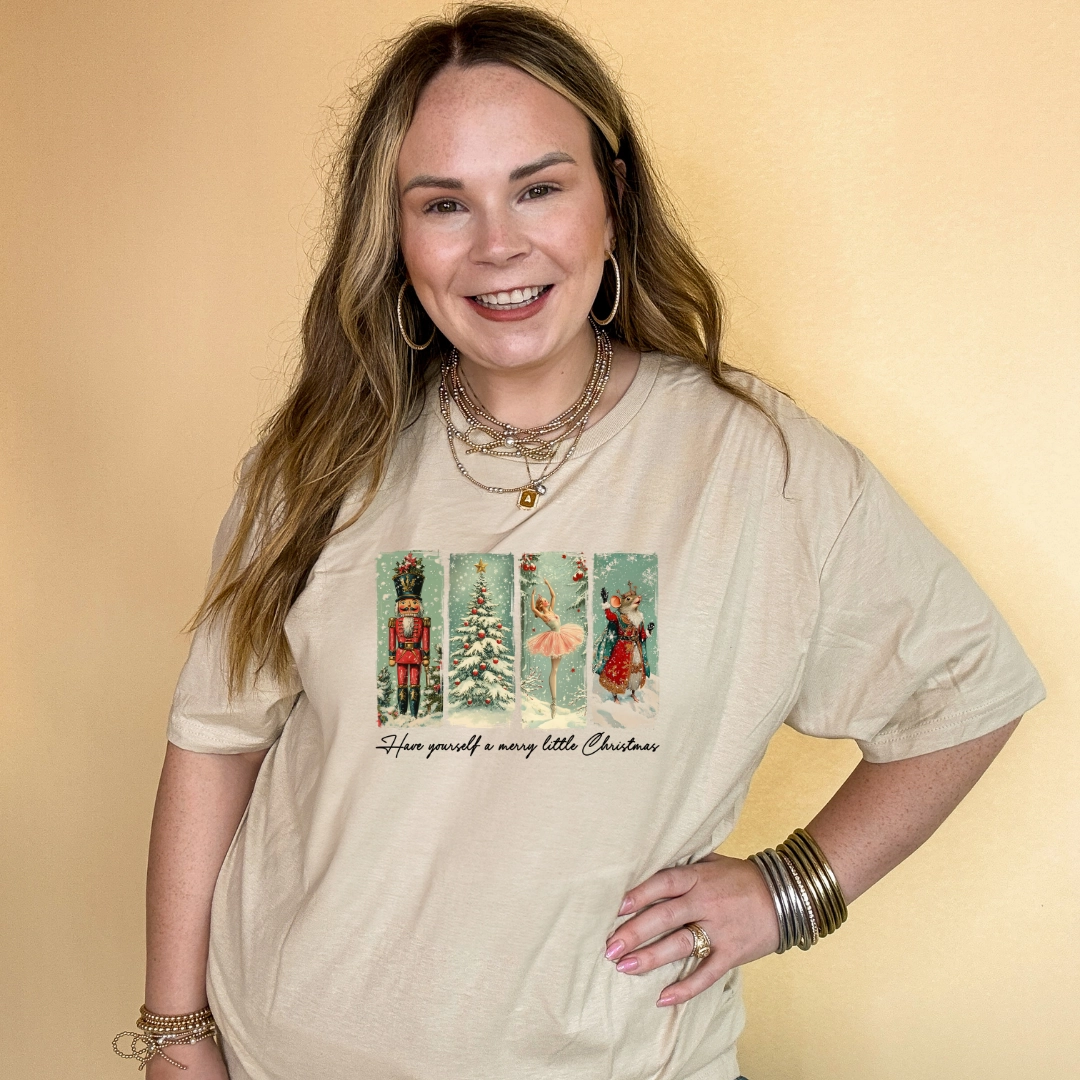 Urban Comfort TemperatureRegulating Online Exclusive | Have Yourself a Merry Little Christmas Holiday Icons Graphic Tee in Multiple Color Options