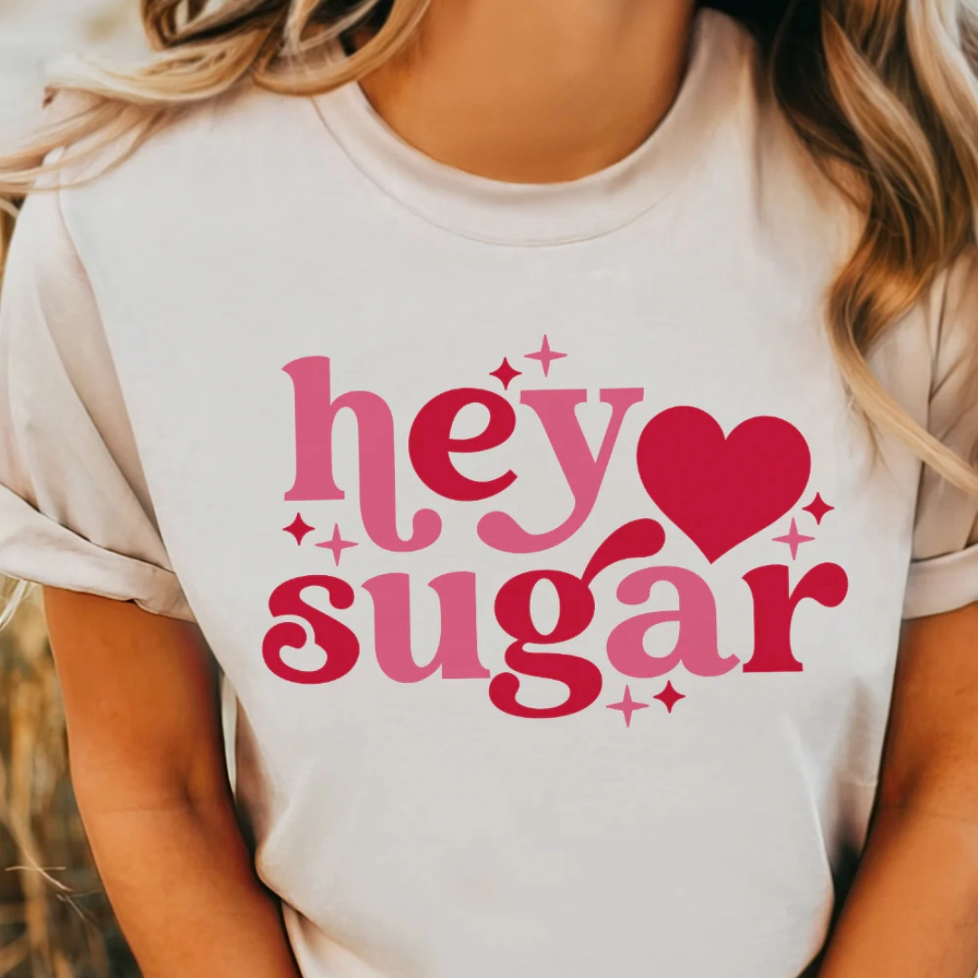 Anti Static Finish Online Exclusive | Hey Sugar Heart Graphic Tee in Cream