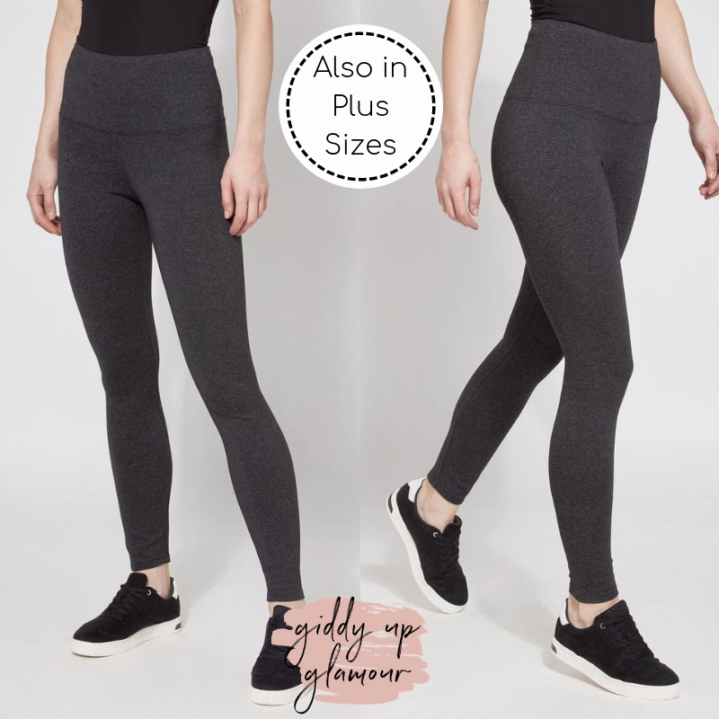 Online Exclusive | Lysse Signature Premium Ankle Length Leggings in Peppered Grey Trendy Trousers HighElasticity