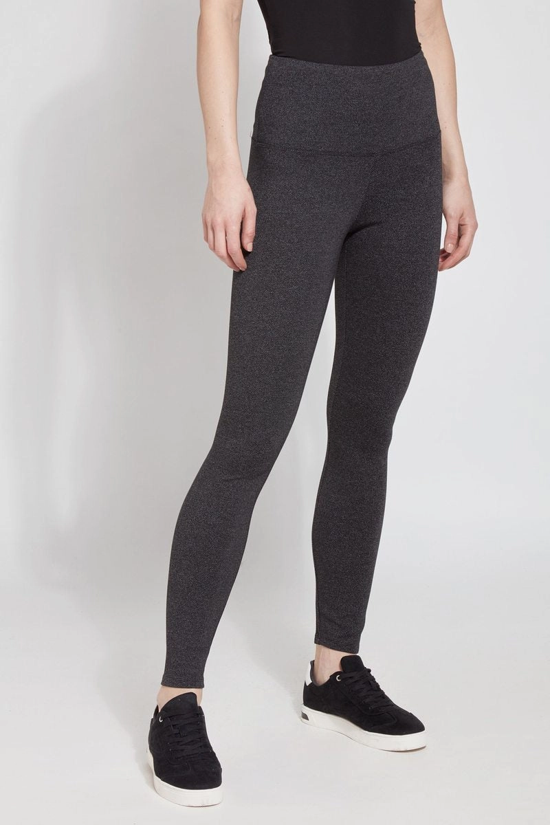 Online Exclusive | Lysse Signature Premium Ankle Length Leggings in Peppered Grey Smile Glow Street Light