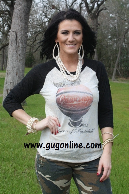 Queen of Sports Baseball Style Tee LowImpactDye