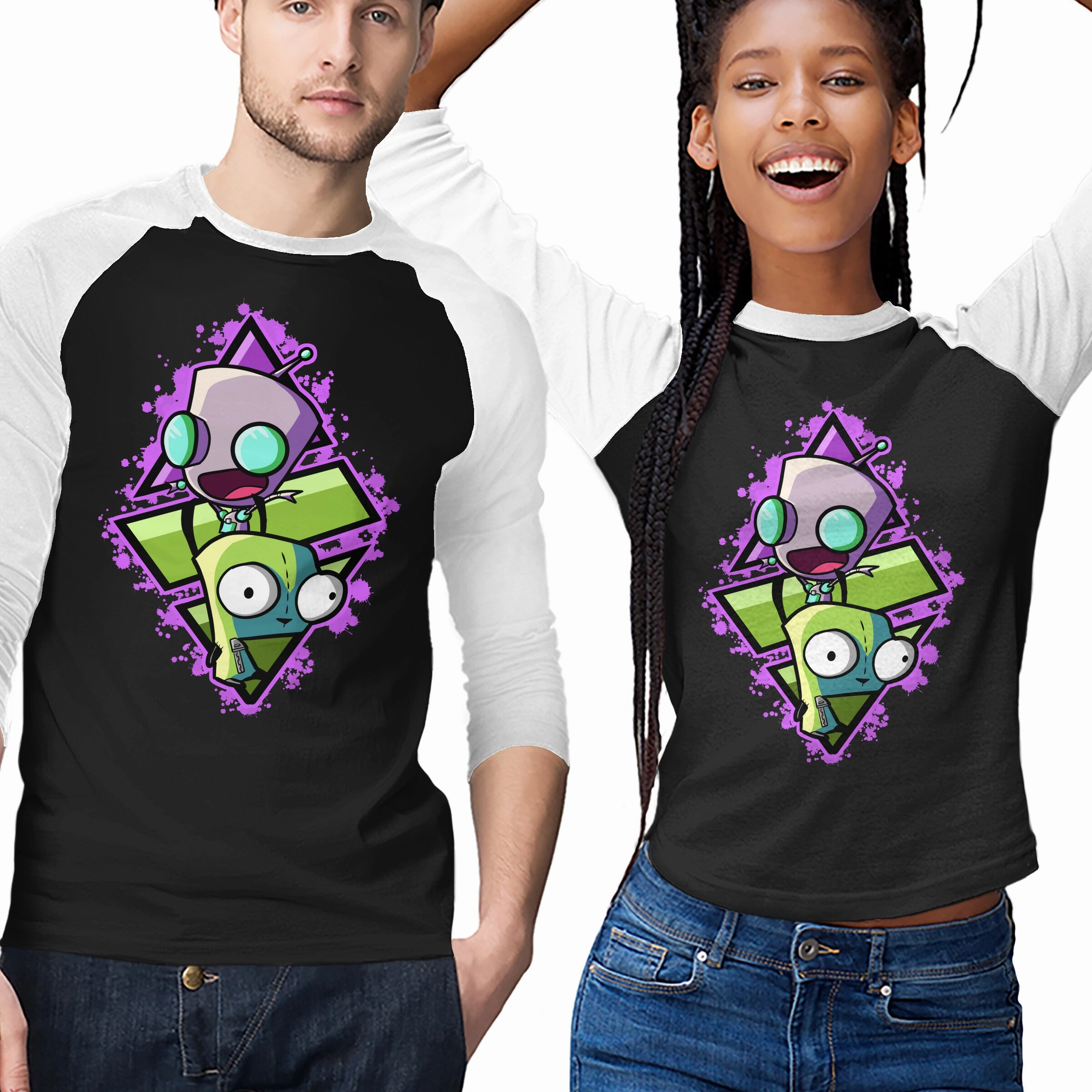 futuristic V-Neck Double Personality
