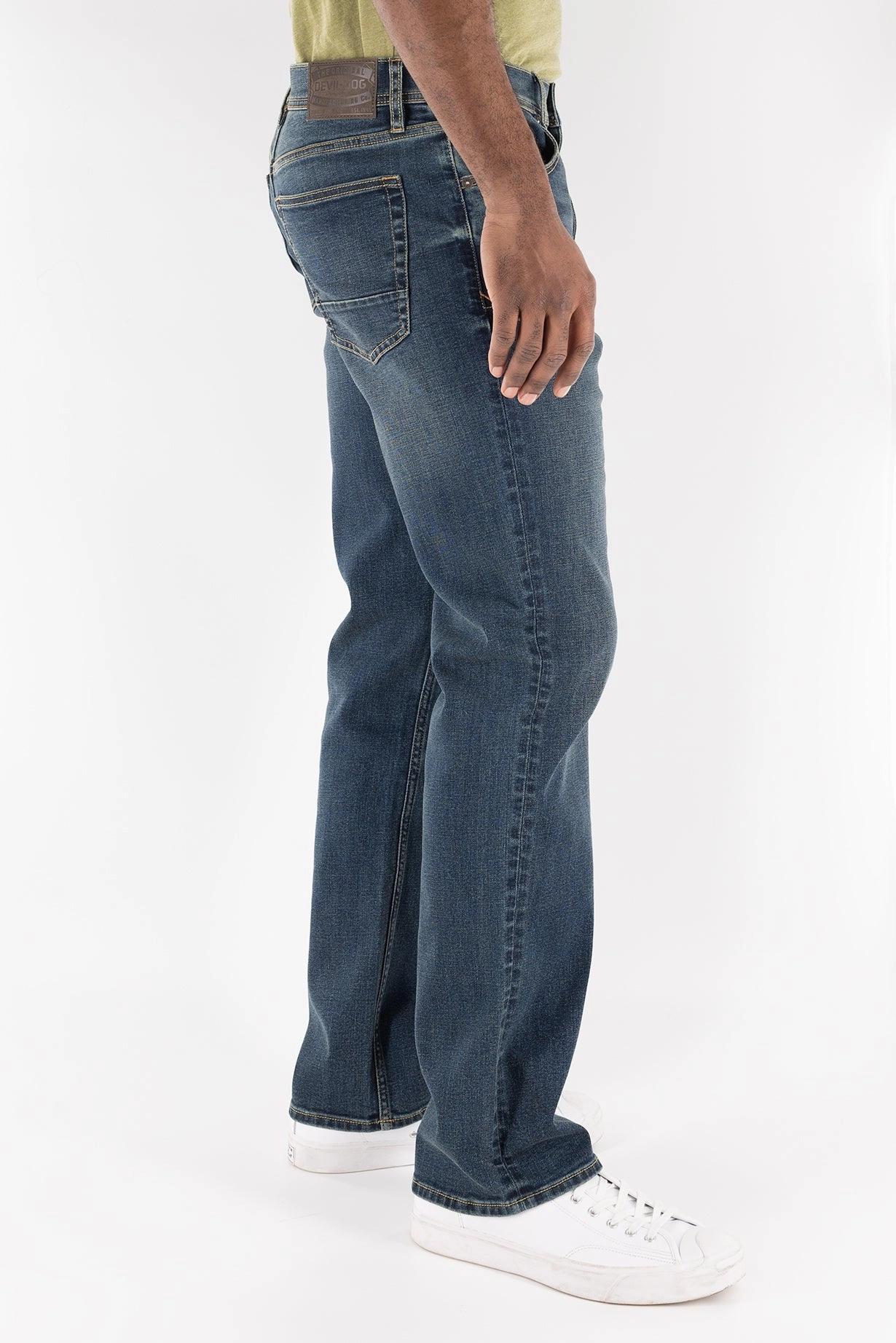 Relaxed Straight Jean - Burke Quick Release Buckle Sporty Comfort Fit