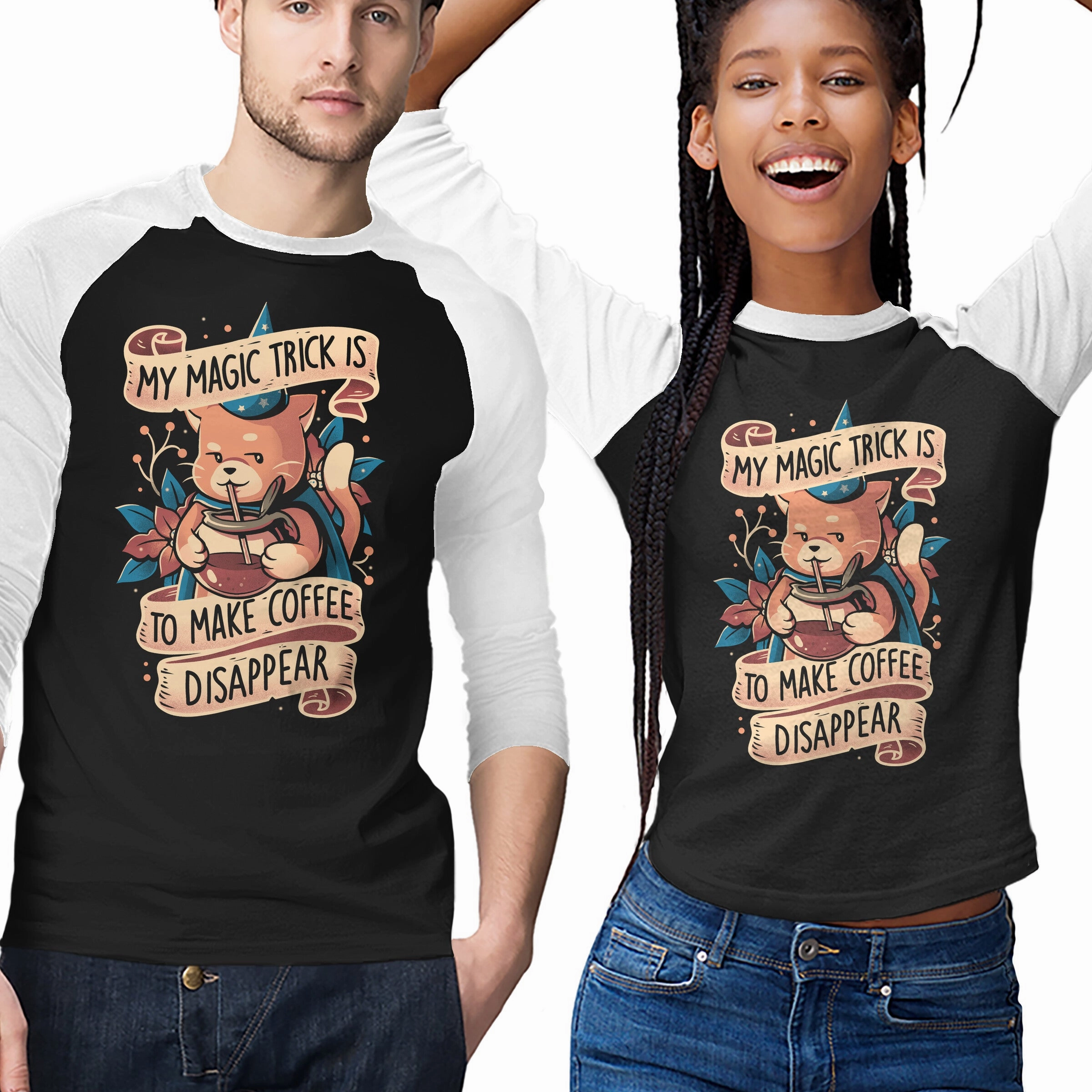 Magic Trick Cat DropShoulderDesign