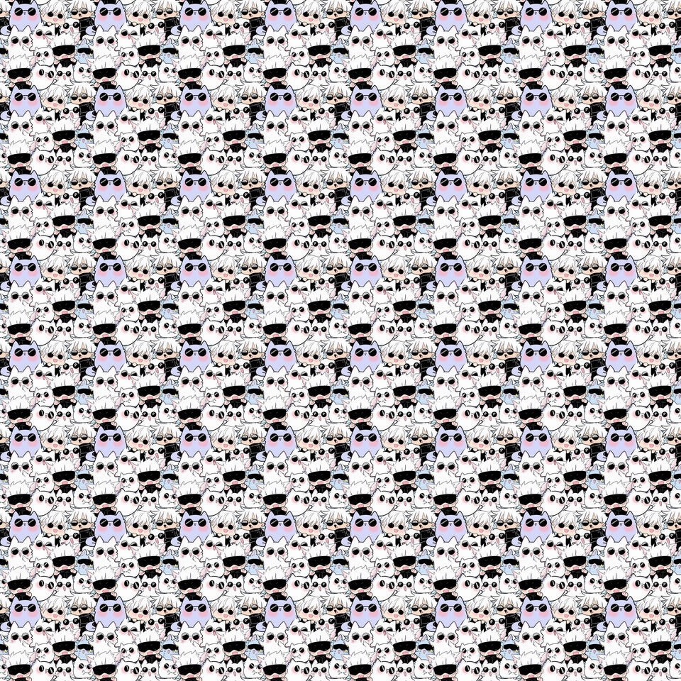 Wool combination coordinate with other items Gojo Satoru Neko