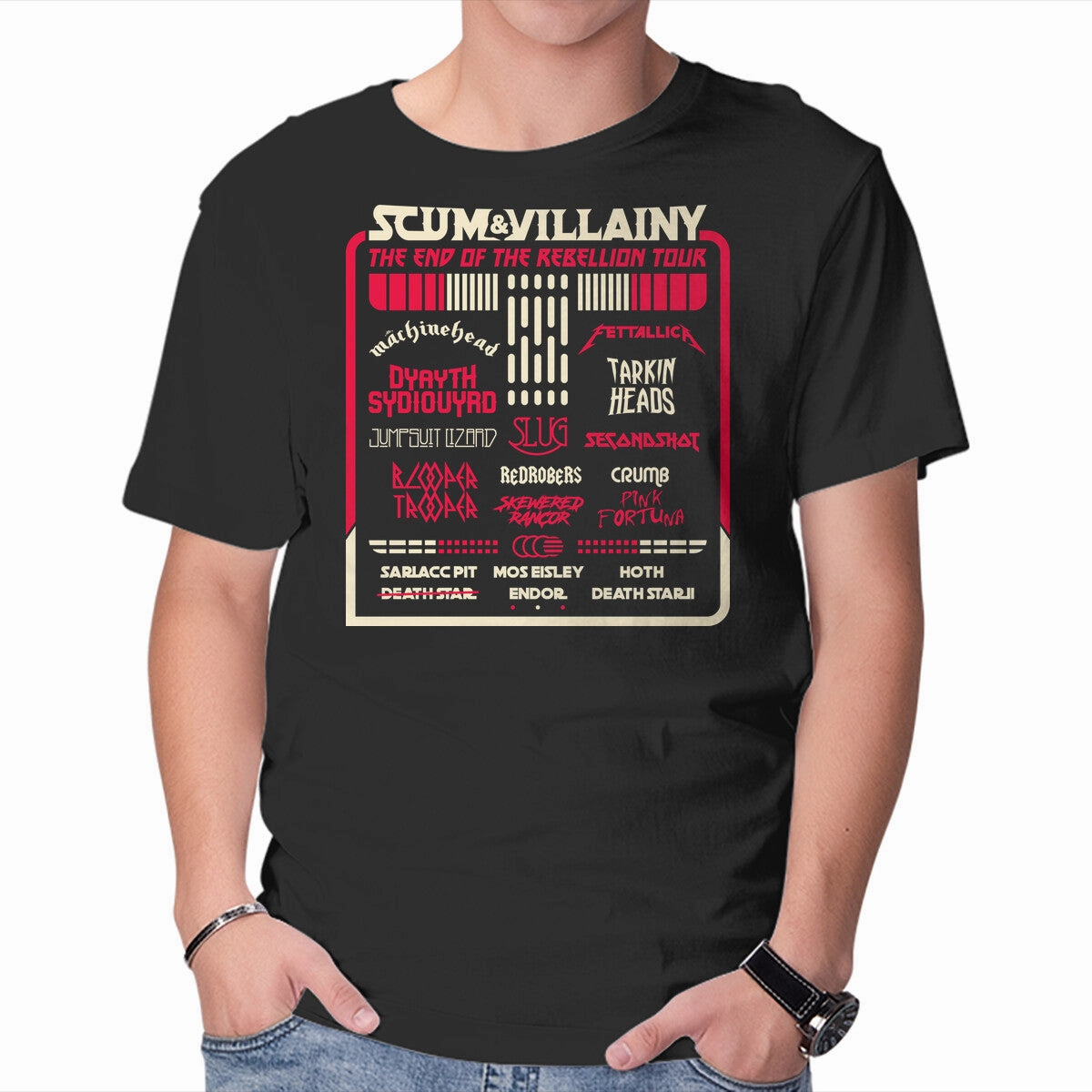 stain resistant coating Oversized Silhouette Scum And Villainy Fest
