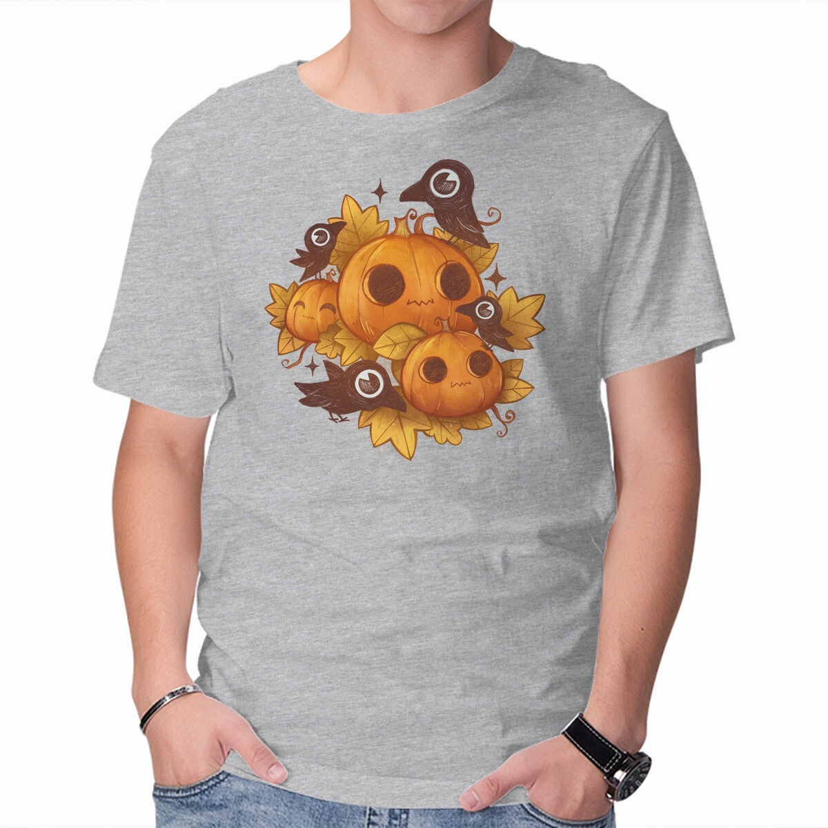 Cozy Vibes soft fit Pumpkins And Crows