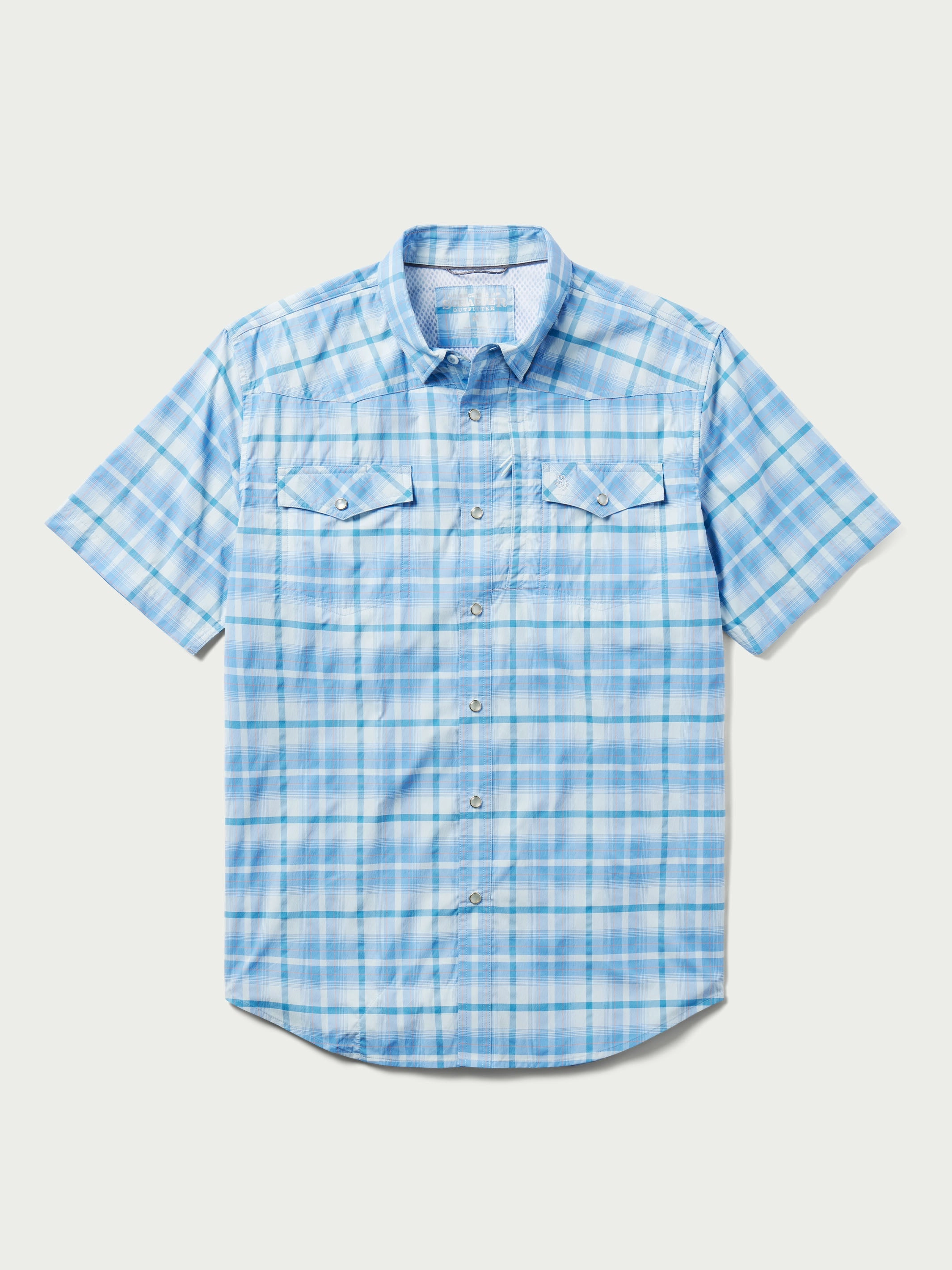 Short Sleeve RangeTek Western Guide Snap Shirt Car Cool