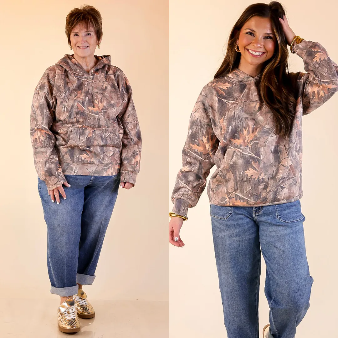 Soft Touch Blend Simply Southern | Ready for Anything Long Sleeve Hoodie Sweatshirt in Camouflage